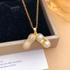 Necklace Fashion Starfish Peanut Copper Inlaid Zircon Necklace Simple High-end Femininity Imitation Pearl Clavicle Chain