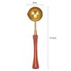 Retro Seal Wax Furnace Stove Pot Anti-Hot Wood Handle Sealings Wax Spoon For Wax Sealing Decorative Wax Stamp Stick Craft Gift