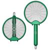 3000V Electric Mosquito Racket Mosquito Killer Lamp USB Rechargeable Foldable Mosquito Repellent Lamp Swatter Fly Swatter