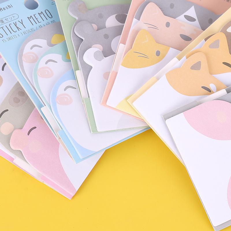 1 шт. клейкая наклейка Kawaii Animals Pig Sticky Notes блокнот для заметок офис школьные принадлежности канцелярские принадлежности наклейка