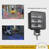 High-Brightness Red & Blue U-Shaped LED Warning & Reversing Light for Forklifts
