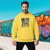 Autumn Winter Men Comfortable Casual Pullover Loose Hoodies NEW YORK CITY Printed Sports Round Neck Long Sleeved Sweatshirt Tops