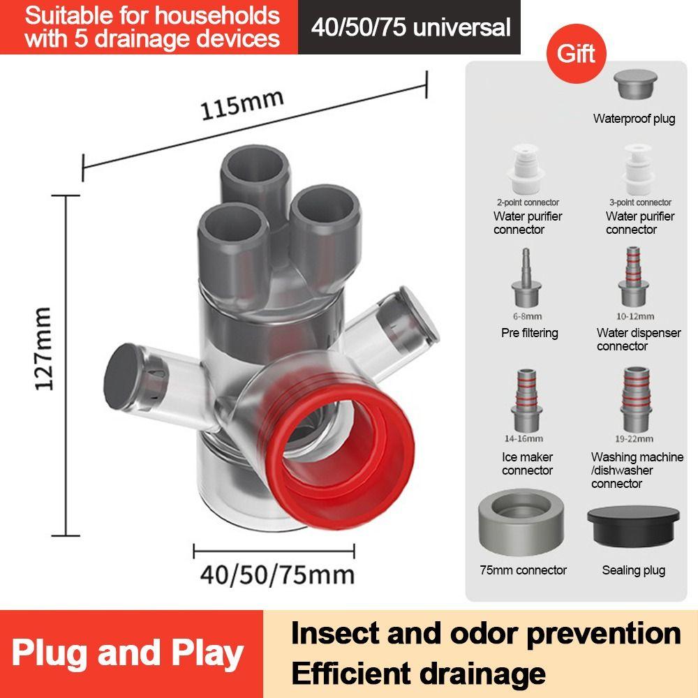 Sealing Ring Washing Machine Drain Sealing Plug Anti Odor Floor Drain Plug  Kitchen Bathroom Use