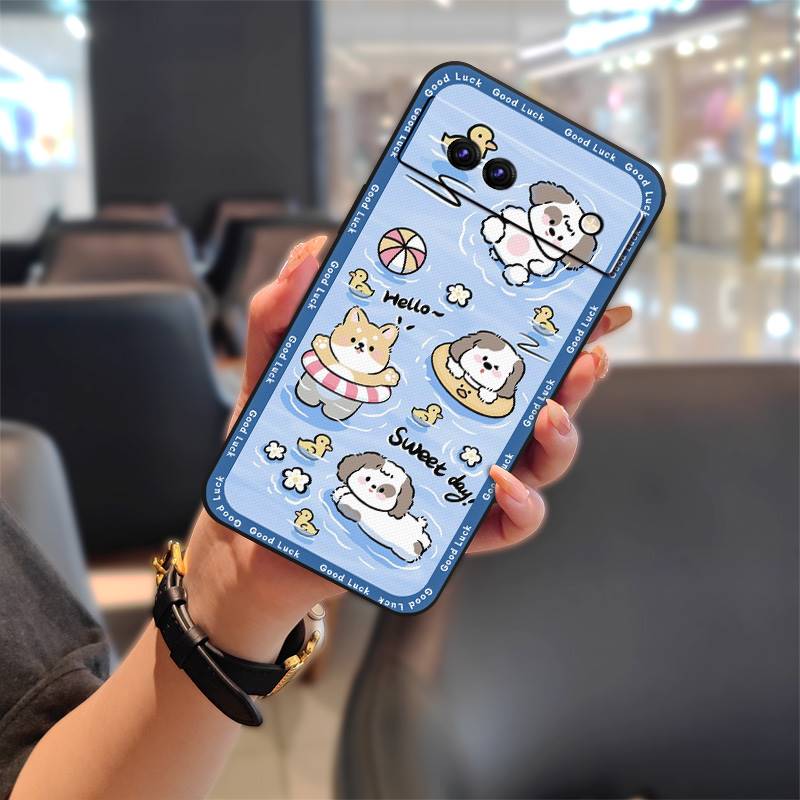 Чехол-накладка Soft case для Google Pixel6A Задняя крышка Грязеотталкивающий защитный Мультяшный Милый Пыленепроницаемый Водонепроницаемый