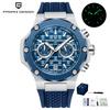 Pagani Design New Quartz Men's Watch 44mm Sapphire Luxury Crystal Luminous PD-YS032