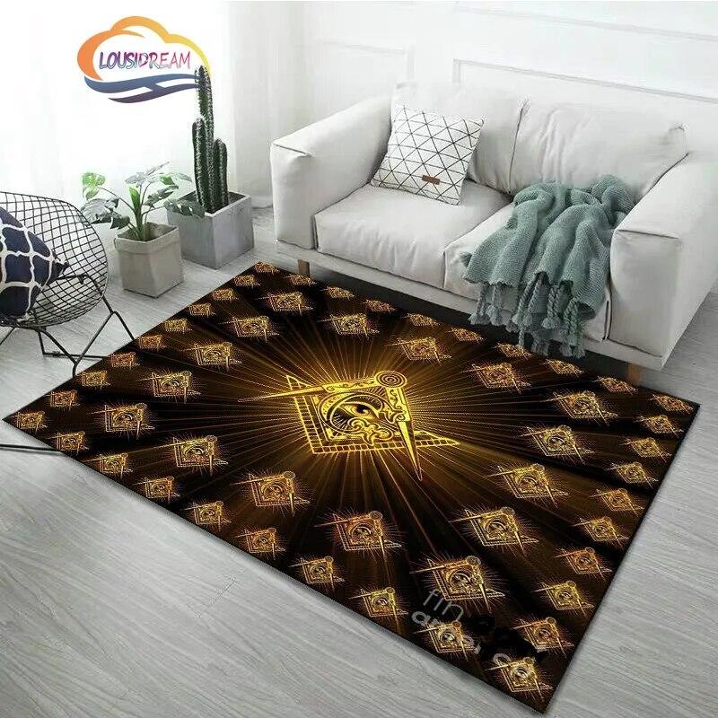 Новейший модный ковер, масонский коврик, масонский мягкий коврик, коврики для спальни, масонской гостиной, двери, напольные коврики для прихожей, коврик для йоги
