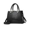 Elegant Shoulder Stylish Crossbody Bag with Multiple PU Leather Business Popular for Black NICOLE&DORIS Women's Handbag, Bag, Studs, Dividers,