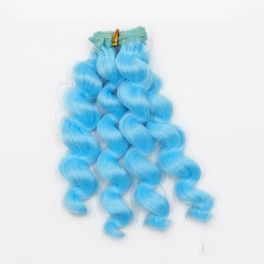 BJD парики кукольные волосы парик кукольные волосы BJD вьющиеся кукольные волосы для 1/3 1/4 1/6 1/12 вьющиеся кукла