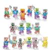MC World Building Blocks Minifigures 29 Pack Iron Golem Animals House Building Toy Set for Boys