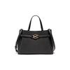 New Leather Shoulder Bag, Crossbody Bag, Handbag Medium Size Women's Black 30F2GAQS2L-001