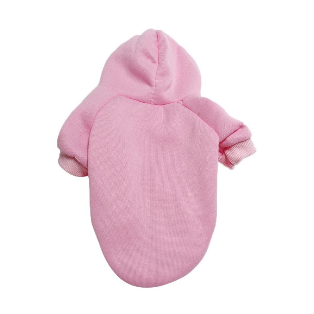 Теплая однотонная толстовка с капюшоном для домашних животных, удобные толстовки с капюшоном для собак, свитер, пальто для щенков, толстовка на осень