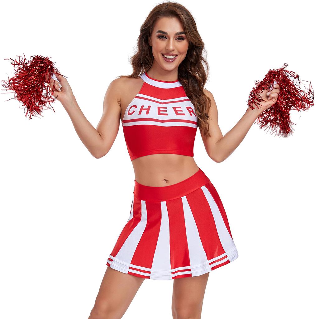 Sexy Soccer Babe Cheerleading Costume Cheereader Female, Cheerleading Costume, Stage Performance Costume