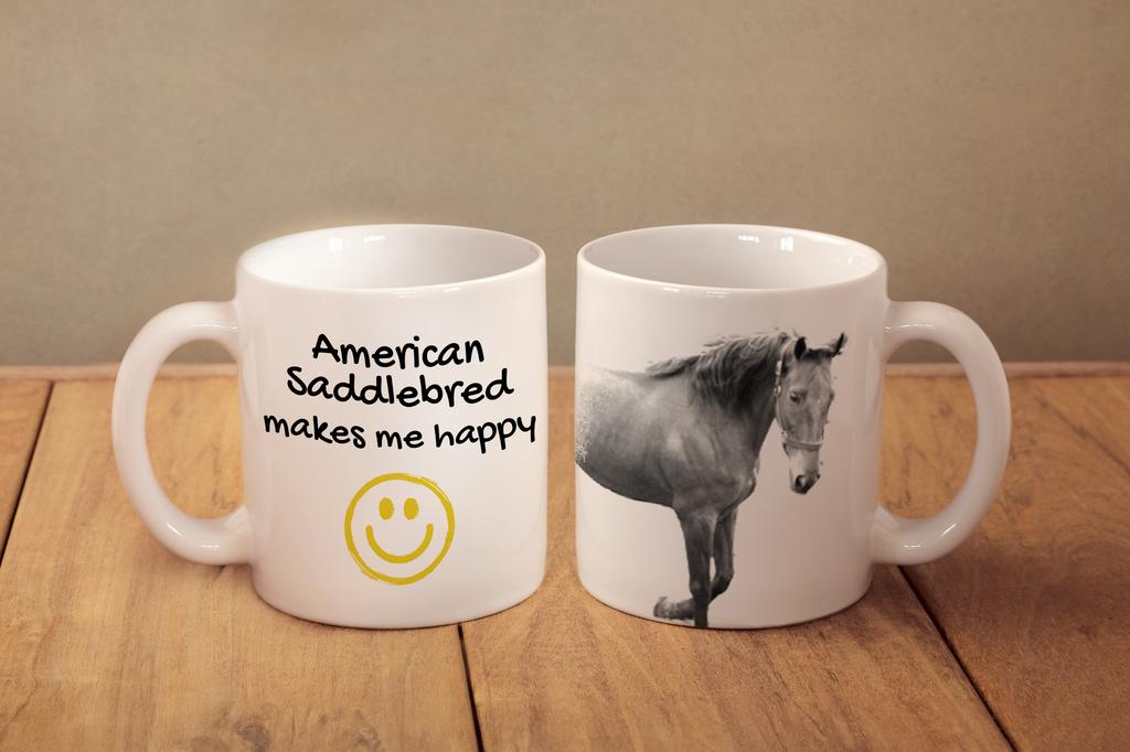 American Saddlebred – Cup with a horse, a cheerful cup for a dog lover | Art-Dog
