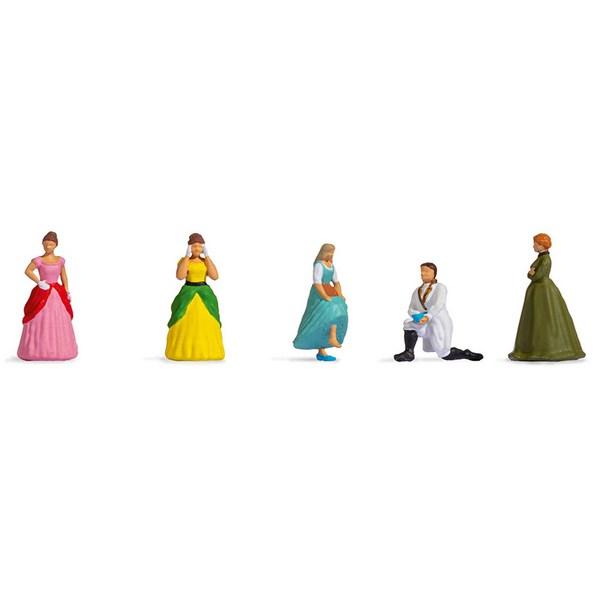 Noh Leprika Cinderella Miniature Figures Set 1:87 NOCH158072 Korean Toy