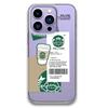 Персонализированный тег Для iPhone 16 15 14 11 12 13 Pro Max XS XR 8 7 Plus Прозрачный Чехол 16E