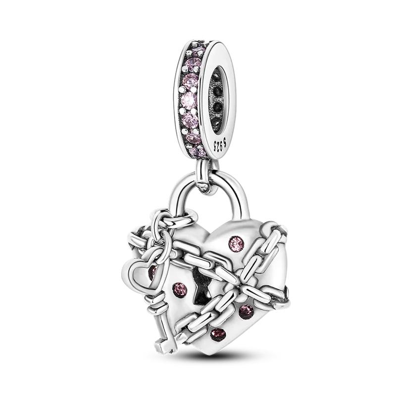Браслеты Charm Fit Original Медь Милое Животное Сова Кошки Морская Черепаха Бусины Женский Кулон Бусины Изготовление Украшений