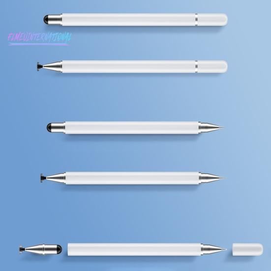 Стилус 3-в-1, металлический держатель для ручки, емкостная ручка - чувствительный сенсорный экран, умная ручка для письма, стилус для офисной живописи, редактирования видео