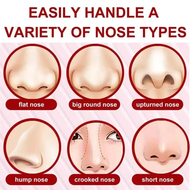Beauty Nose Clip Day and Night Breathing Beauty Nose Device Silicone Invisible Correction of High Nose Tappet U-shaped Nose Clip