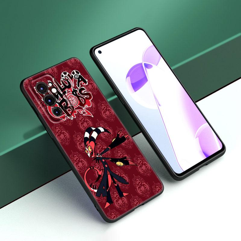Аниме Чехол для телефона Helluva Boss из черного силикона для OnePlus 9 10 11 12 ACE 2V Pro 9RT 10T 10R Nord CE 2 3 Lite N10 N20 N30 5G