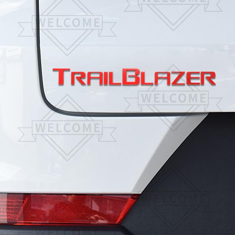 AABHB1 3D Car Stickers For Chevrolet Trailblazer Emblem Auto Body Letter Badge Trunk Decal Decoration Accessories