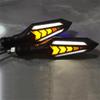 Motorcycle LED Turn Signal Lamp Sequential Flowing Flash Indicator Lights Running Light Arrows LED Motorcycle Turn Signals Lamp