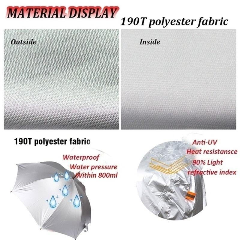 Автомобильный наружный солнцезащитный чехол, пылезащитный, непромокаемый, снежный, водонепроницаемый, универсальный чехол для автомобиля