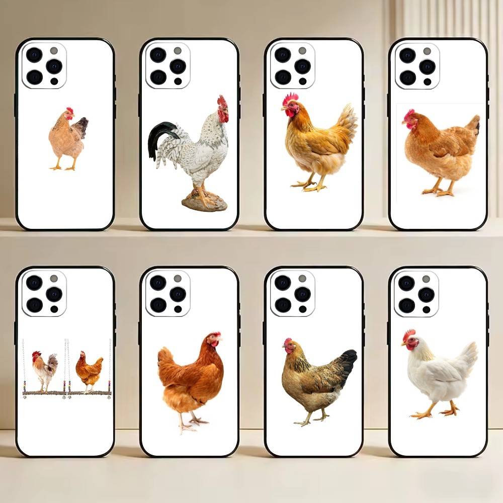 Chicken111   Phone Case Silicone Soft For IPhone 17 16 15 14 13 12 11 X XR Plus Pro Max Plus