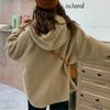 Autumn Winter Women Oversized Parkas Thick Coat Ladies Soft Jacket Double Sided Outerwear Warm Long Sleeve Versatile Hooded Cotton Jacket