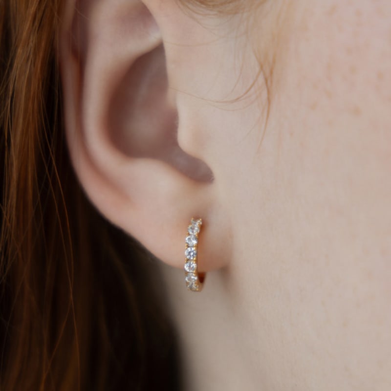 Tatiana (925 Silver) Daily Shine Hoop Earrings EC3224