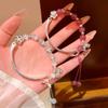 1Pc Flower Bracelet Middle Ancient Style Birthday Present Fashion Strawberry Quartz Chinese Style Adjustable Jewelry