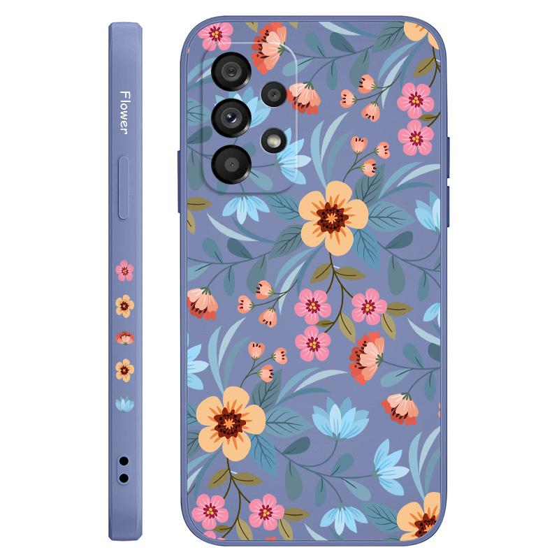 Сверкающий Цветочный Чехол Для Samsung Galaxy A73 A53 A33 A23 A13 A72 A52 A52S A32 A22 A12 A71 A51 A31 A21S 4G 5G Чехол