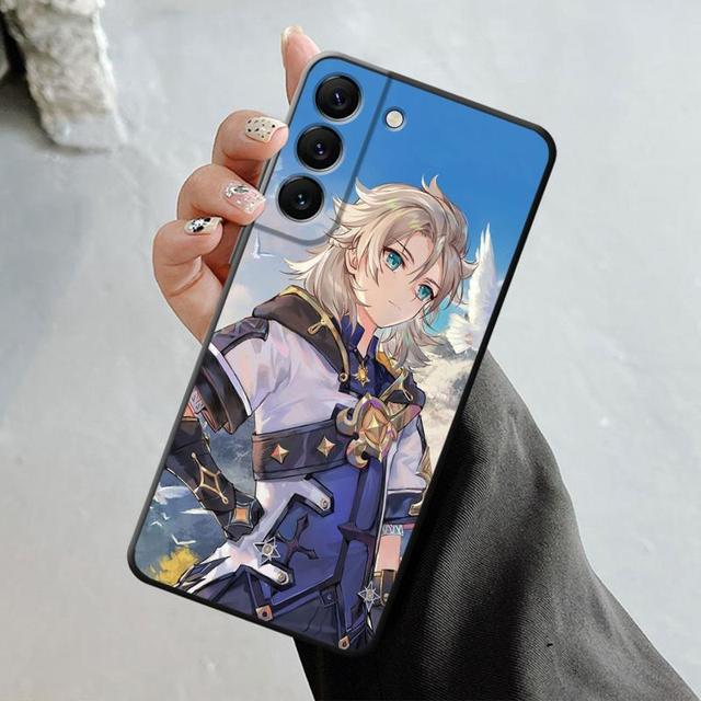 Чехол для Samsung Galaxy S23 S22 S21 S20 Fe Ultra S10 S9 S8 Plus Note 20ultra 10plus, чехол для игры Genshin Impact Yan Fei Barbatos