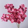 Moisturizing Latex Artificial Orchid Flowers 80 CM Length Real Touch Orchids  Wedding Decoration