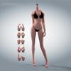 Scale Female Body 12 Inches Super Flexible Slim Body 28 Joints Mini 3D Action Doll Bikini Set Legs Seamless Body Barley 1/6 Non-removable (T303M