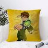 Cartoon Cute BBen Cushion Cover Eco Linen Pillow Case DoubleSided Print Breathable Durable Zipper Home Decor Gift