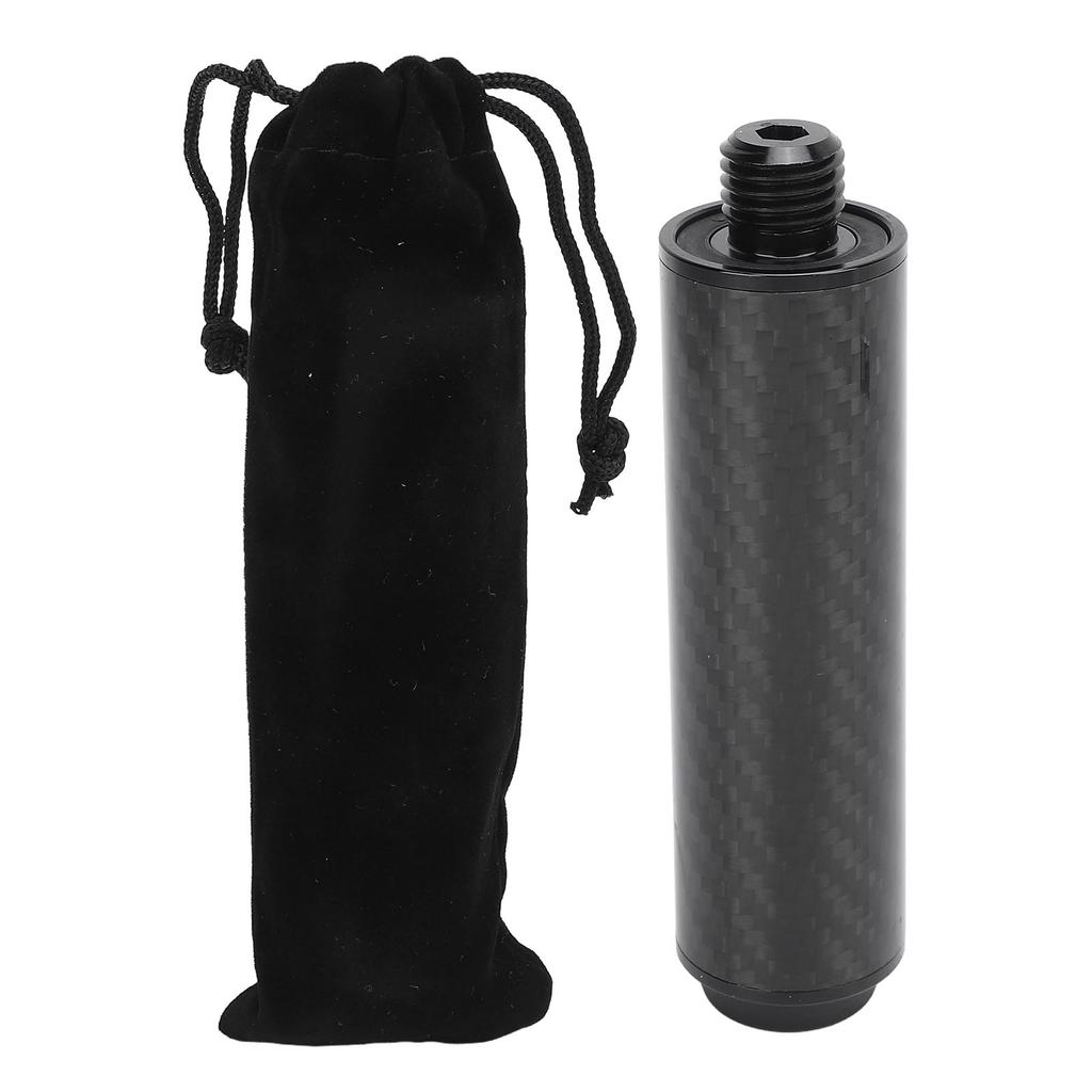 4-дюймовый удлинитель для бильярдного кия из углеродного волокна с резиновым бампером для