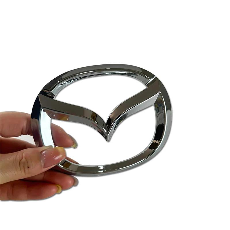 Plastic Car Front Trunk Emblem for Mazda CX-5 CX5 Steering Wheel Badge 3D Body Replaced Sticker Rear Tail Refitting Decoration rtr5