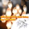 3M/10ft 20LED Ghost String Lights For Halloween Party Decor Halloween Light Yellow
