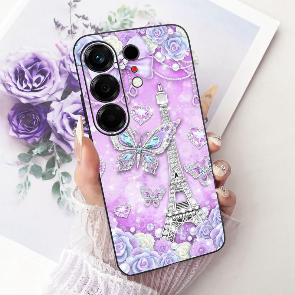 Чехол для Tecno CN5 Чехол для Tecno Camon 50 4G Модный Бабочка Милый Кот Крутой Расписной Мягкий Чехол для Телефона Для Techno Camon50 4G