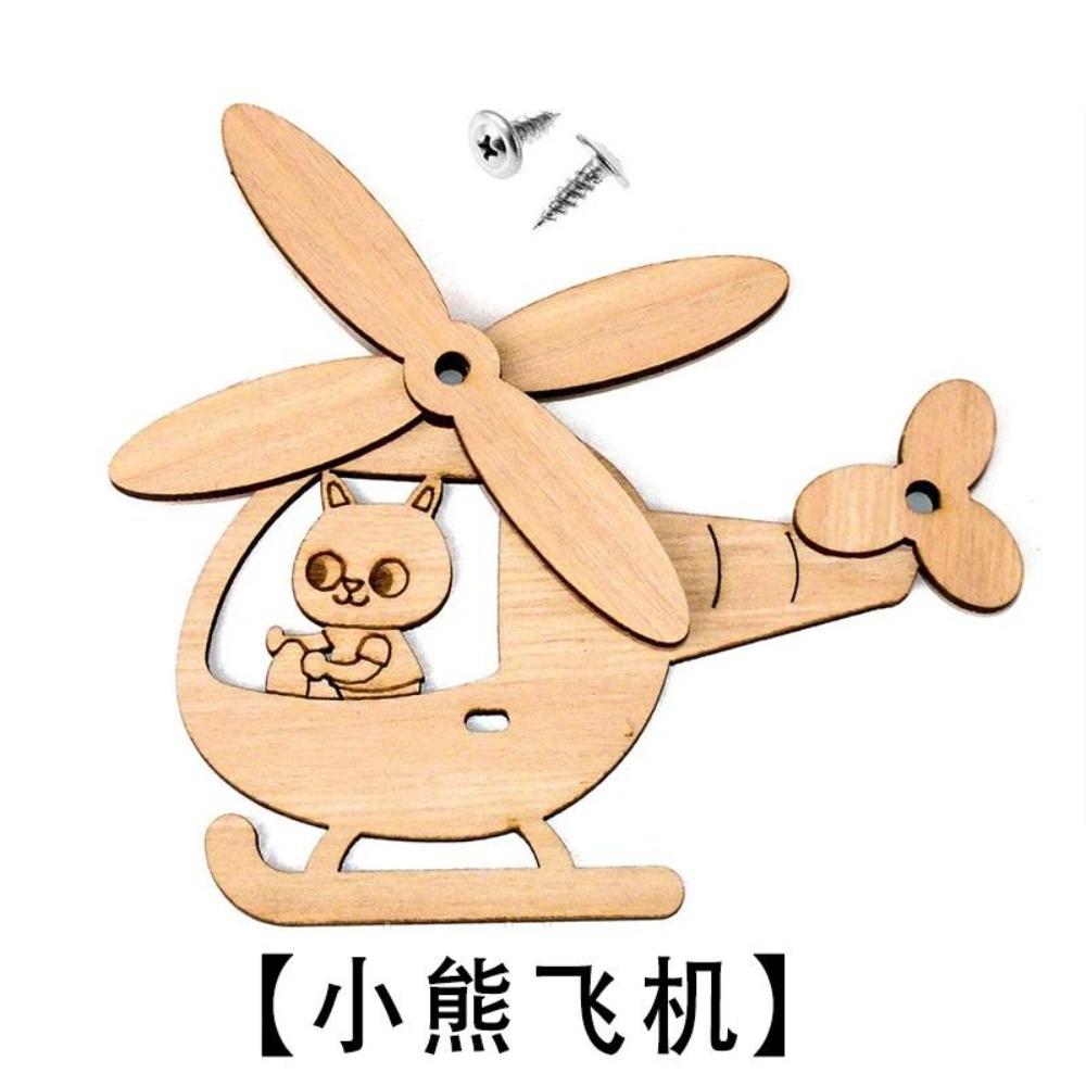 Сделай сам Бизиборд Монтессо Воздушный шар Карета Дверь Развивающая игрушка Деревянная фишка Графическое сопоставление Деревянная деталь Для детей Подарки