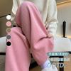 Corduroy Pants Women's New Autumn and Winter Velvet High Waist Drape Straight Loose Casual Narrow Wide-leg Pants