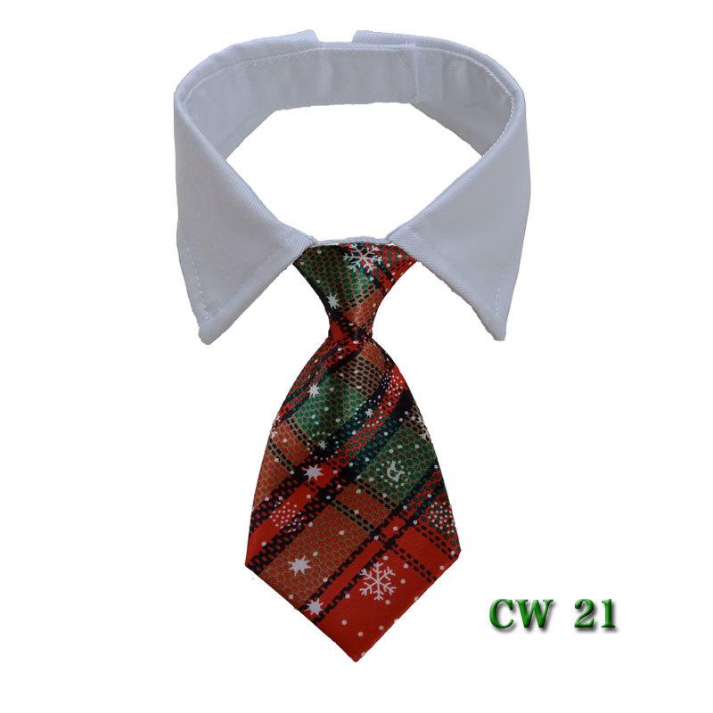 Полосатый ошейник-бабочка и шарф для собак