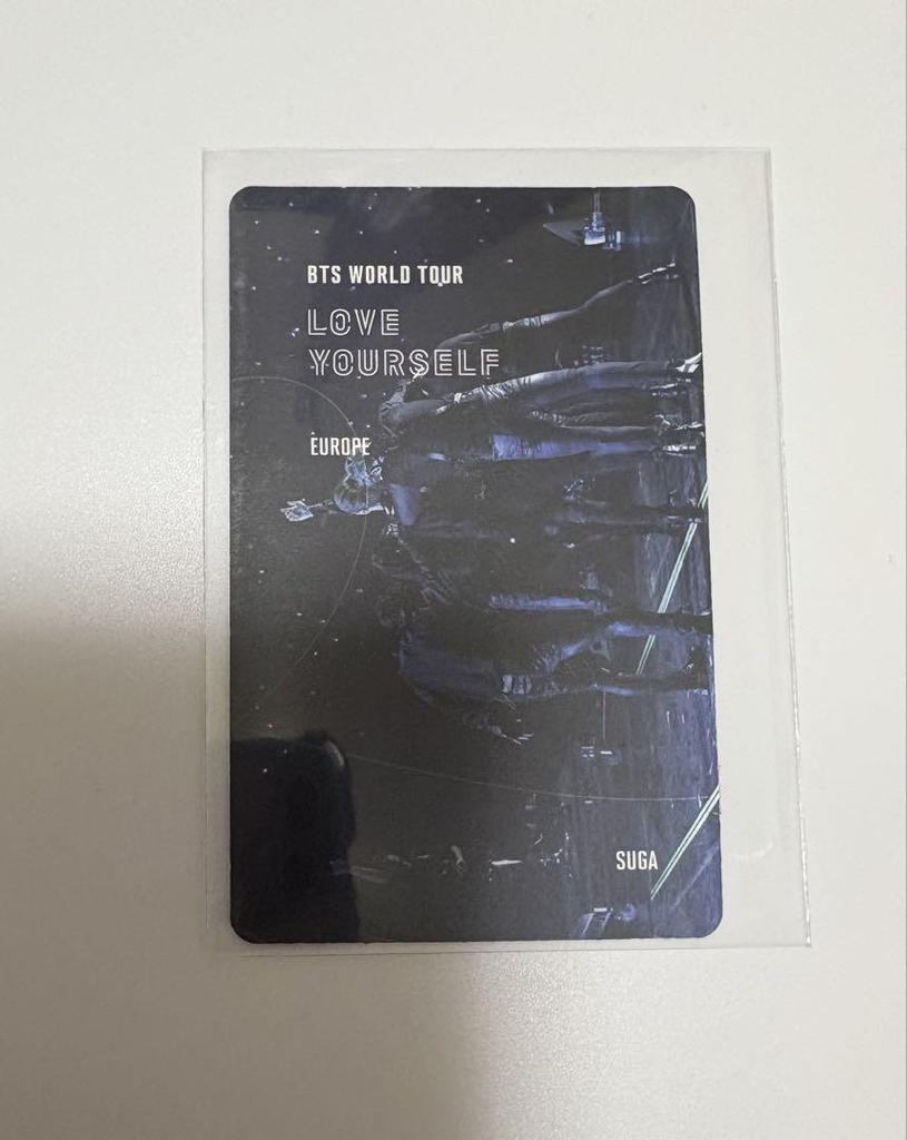 [USED] Yoongi Trading Card EUROPE Europe Lys Blu-ray