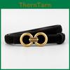 Classic Leather Waist Belt For Women With Alloy Buckle For Casual And Office Use