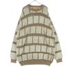 Beauty Products CORSINI Made In Japan Check Pattern Long Sleeve Wool Sweater Men's Used