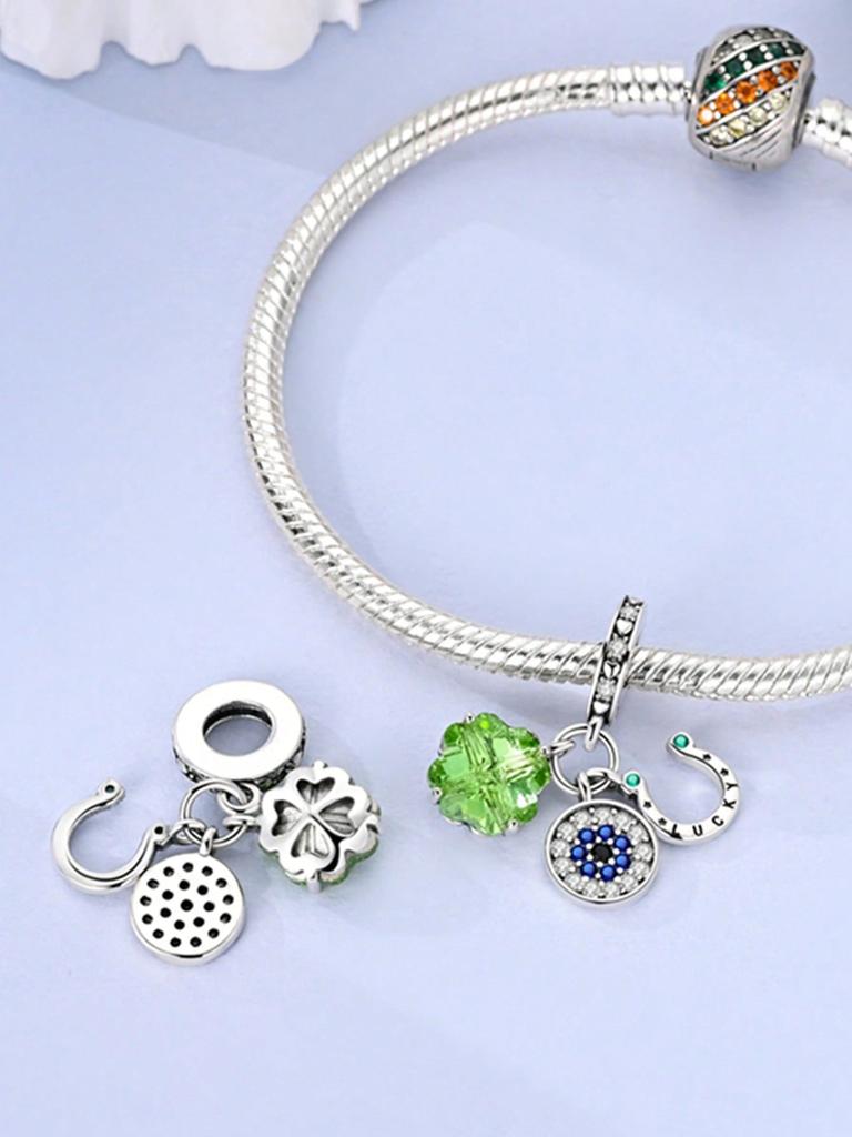 Шармы Серебро Медные Цвета Ромашка Кактус Цветок Бусины Шарм Подвеска Для Оригинального Браслета Для Женщин Diy Украшения Подарок Любви