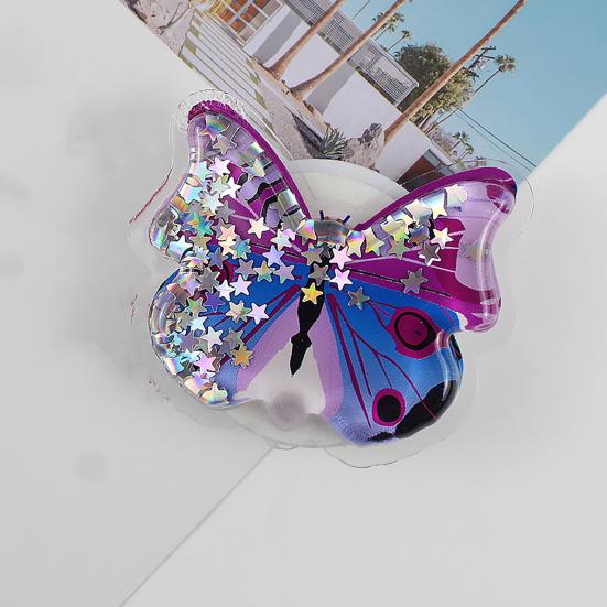 Мобильный телефон Палец Складной Портативный Держатель-бабочка Противоударный Зыбучий песок Телефон Расширяющаяся подставка-грип