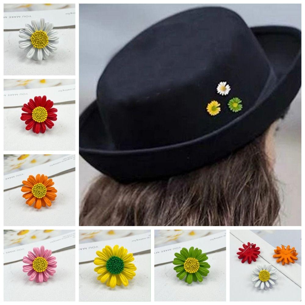 Брошь-булавка Броши-маргаритки Цветы Подсолнух Металлические булавки-лацканы Брошь-булавка-маргаритка Украшения для женщин/девушек