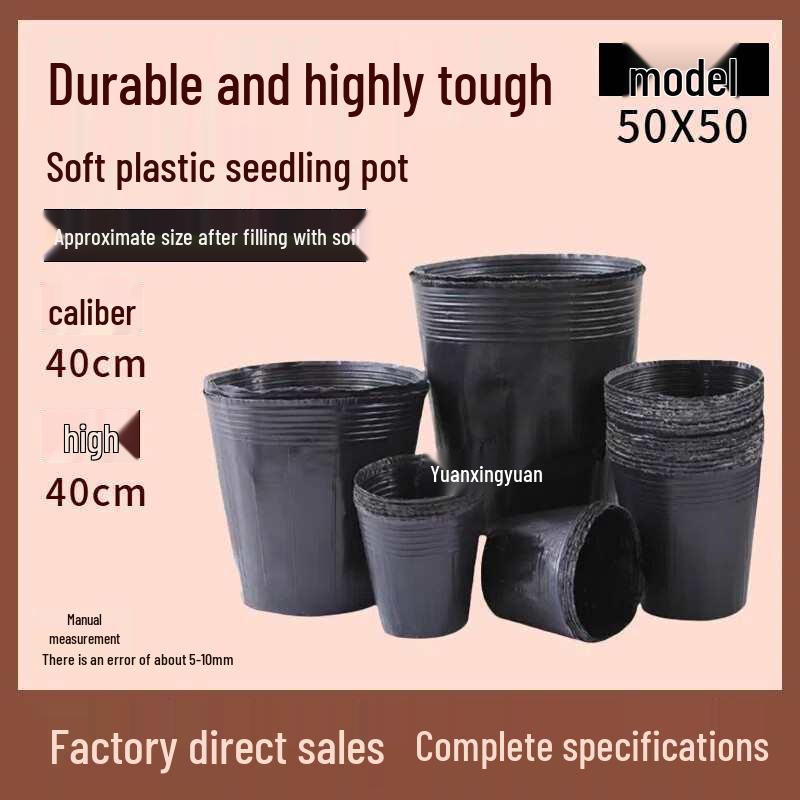 Disposable Plastic Seedling Pots for Gardening and Planting