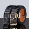 Emperor Paul Belt Men's Leather Inner Wear Automatic Buckle Trendy Crocodile Pattern Belt Casual Pant Belt
